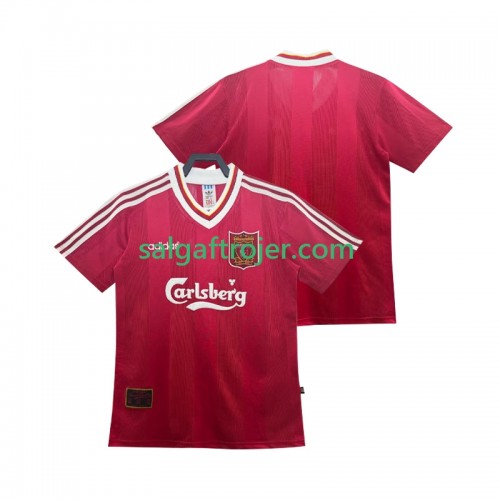 Liverpool 1995 Fodboldtrøjer Retro Hjemmebanesæt 1996 Kort ærmer Liverpool 1995 Fodboldtrøjer Retro Hjemmebanesæt 1996 Kort ærmer
